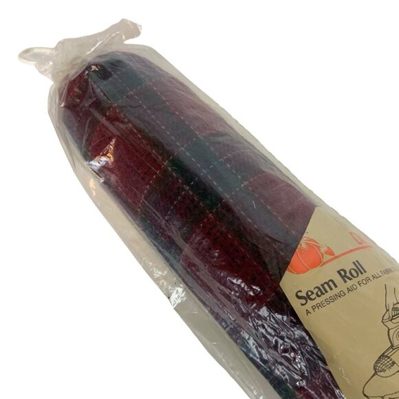 Vintage Dritz Seam Roll For Pressing Long Seams Sleeves Narrow Areas Plaid NEW - Picture 5 of 5